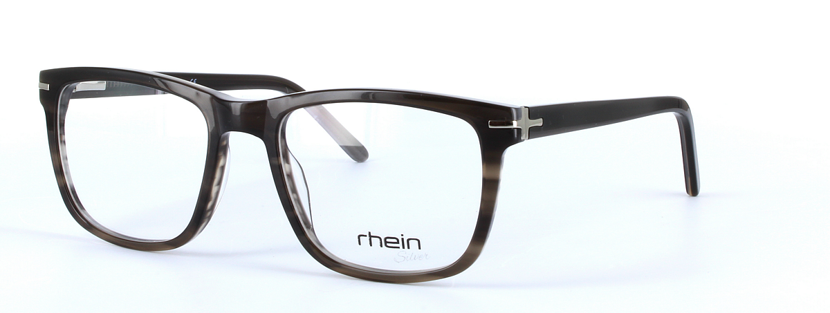 Morgan Grey Full Rim Square Plastic Glasses - Image View 1