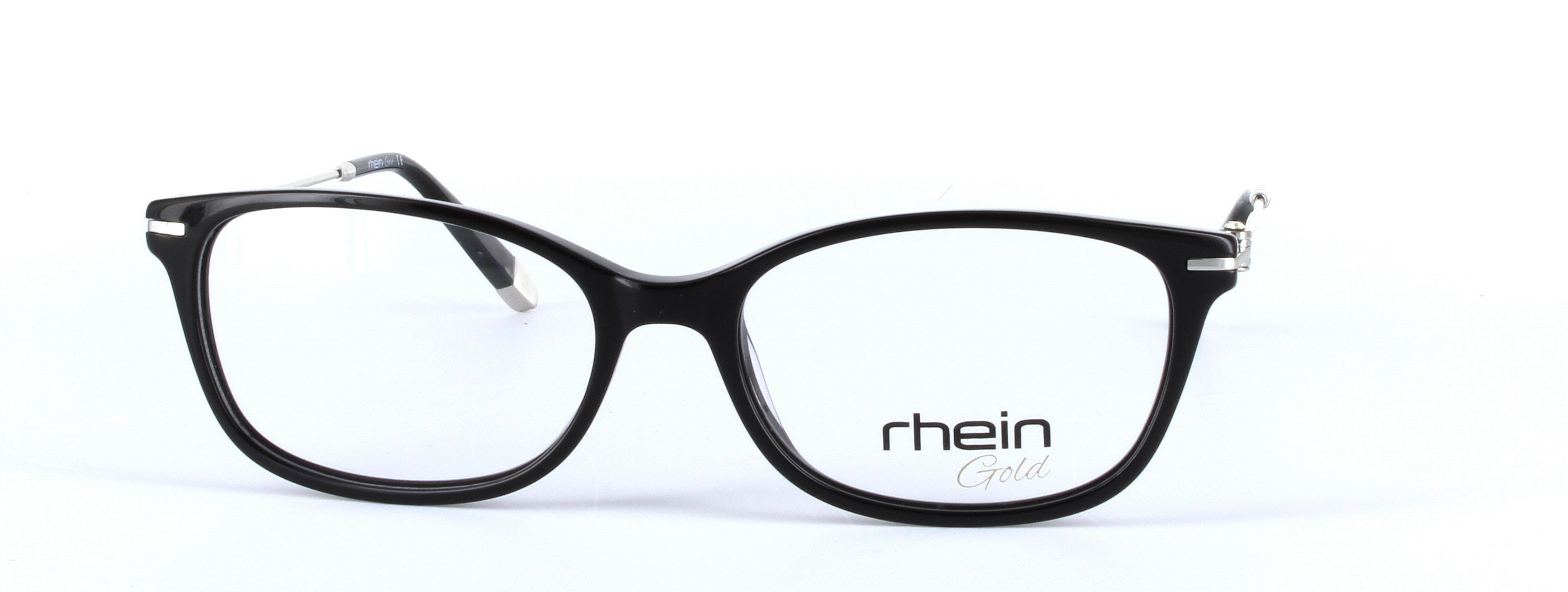 Locarno Black Full Rim Oval Plastic Glasses - Image View 5