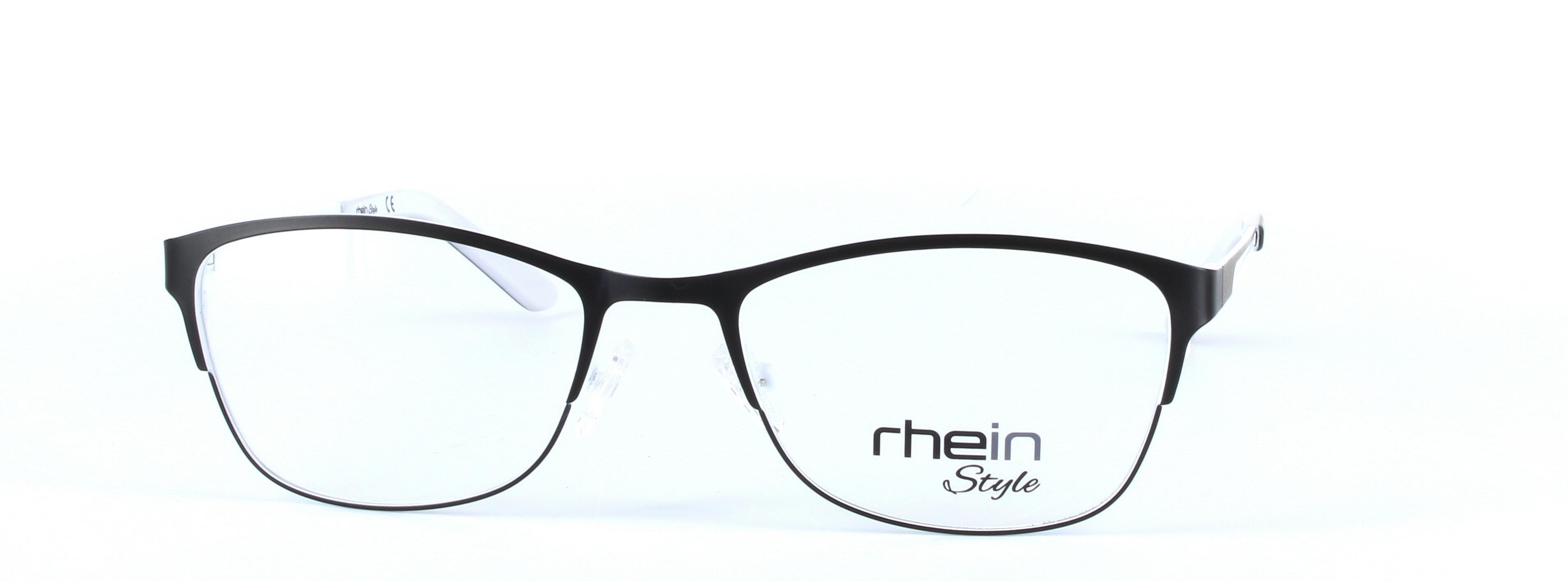 Cooper Black Full Rim Oval Rectangular Metal Glasses - Image View 5