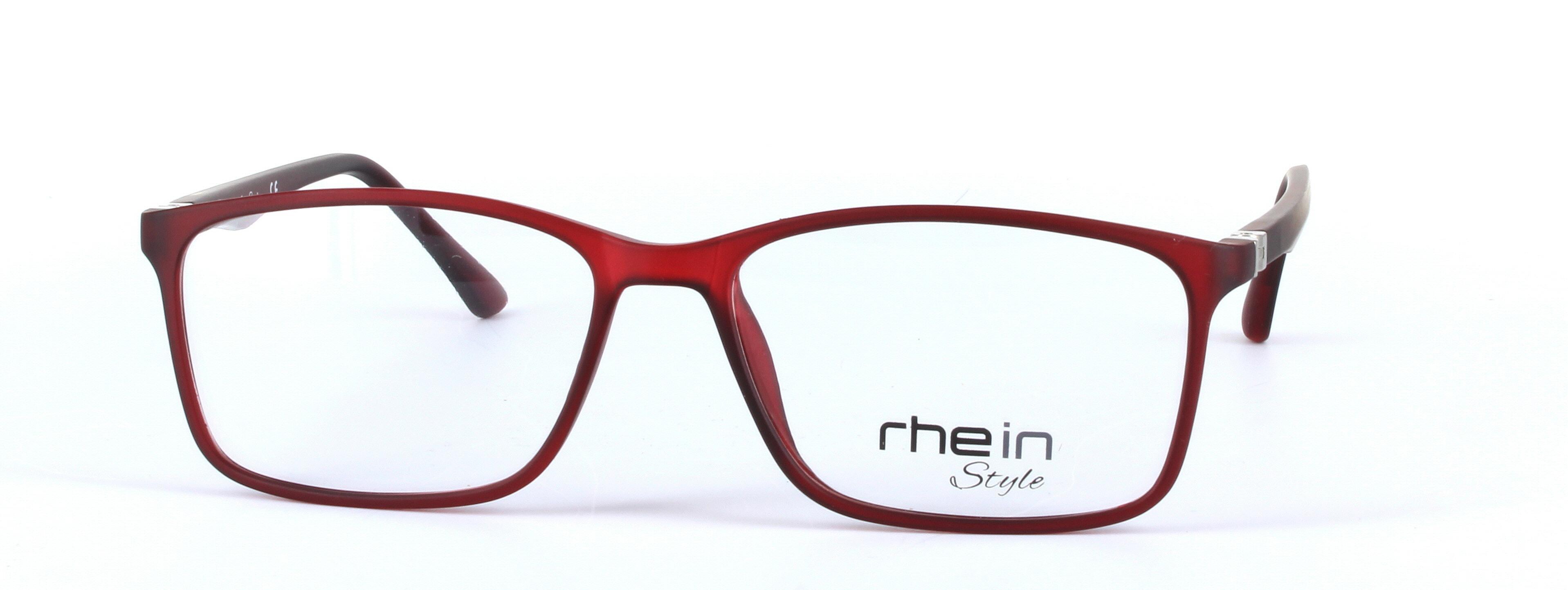 Franky Reddish Brown Full Rim Oval Rectangular Plastic Glasses - Image View 5