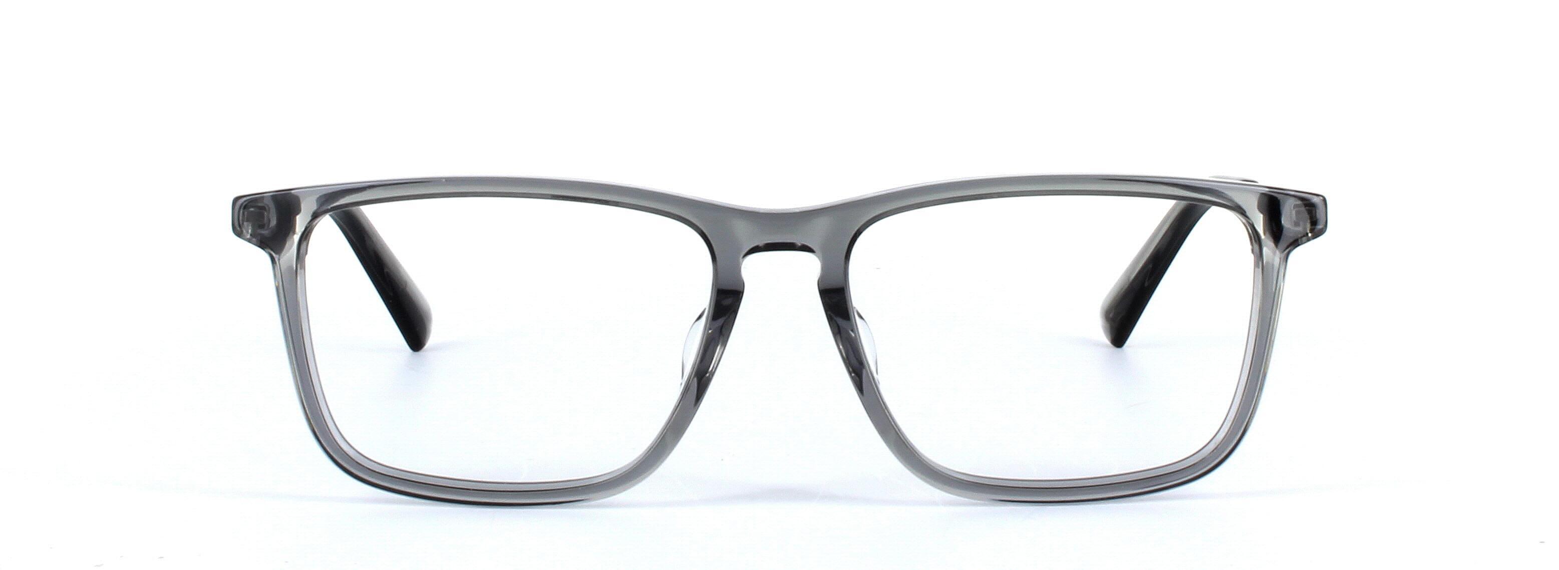 Diesel (DL5337-020) Crystal Grey Full Rim Rectangular Oval Acetate Glasses - Image View 5