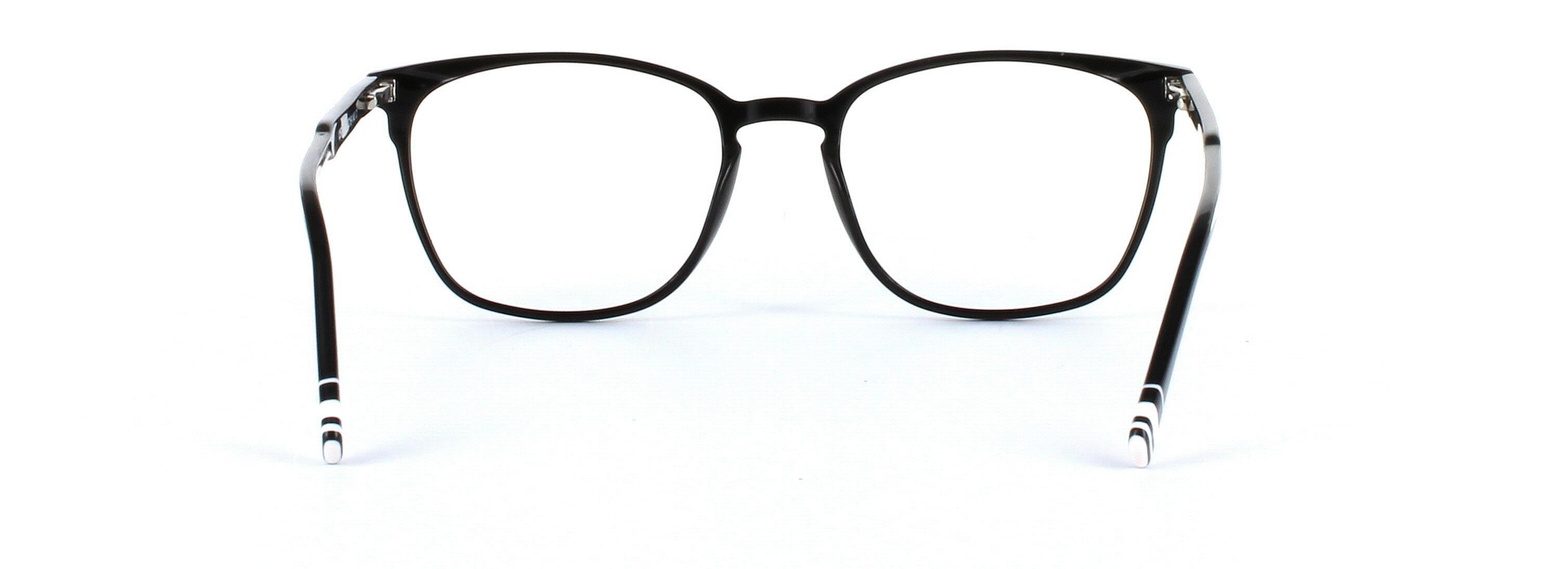 Astley Black Full Rim Round Acetate Glasses - Image View 3