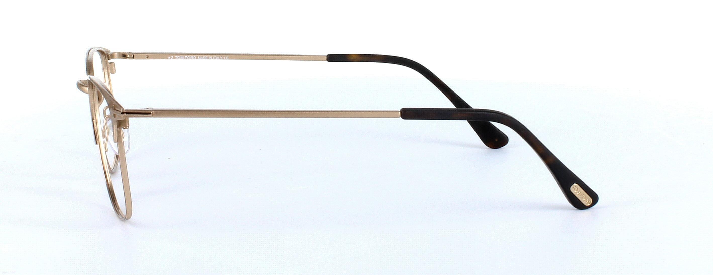 Ladies Tom Ford metal glasses - Matt gold - image 2