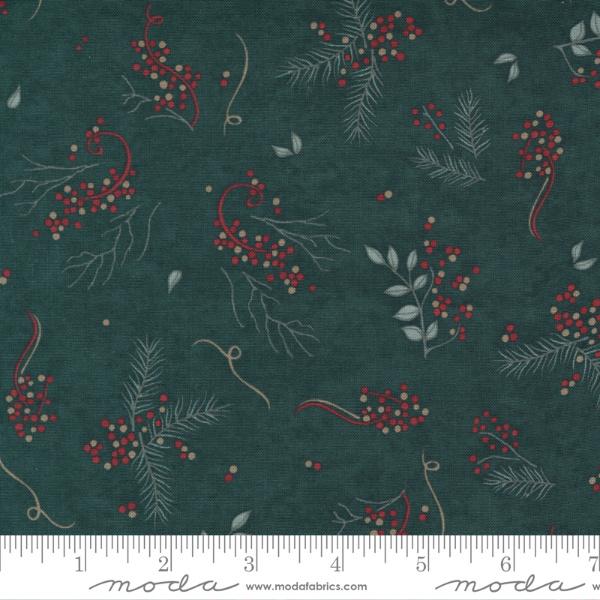 Moda Warm Winter Wishes - Spruce Green Pine Berry