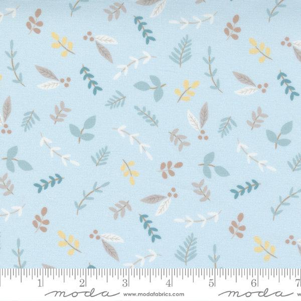 Moda Little Ducklings - Blue Foliage Sprigs
