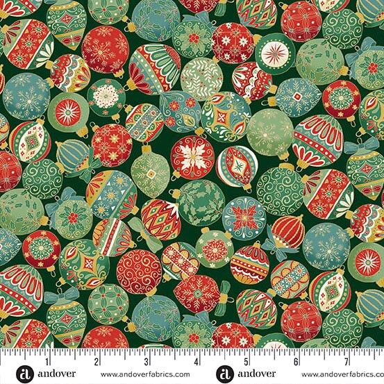 Makower Adorn - Ornament Green