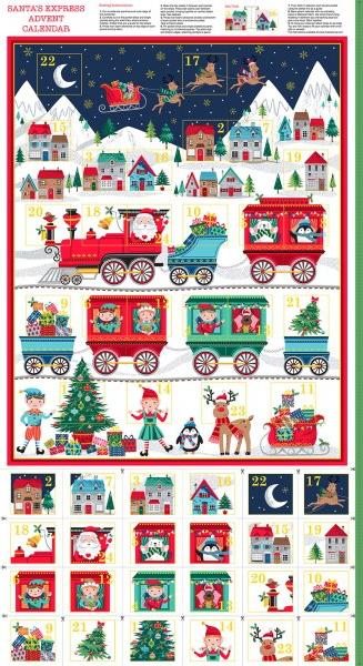 Makower Christmas Santa Express Advent Calendar