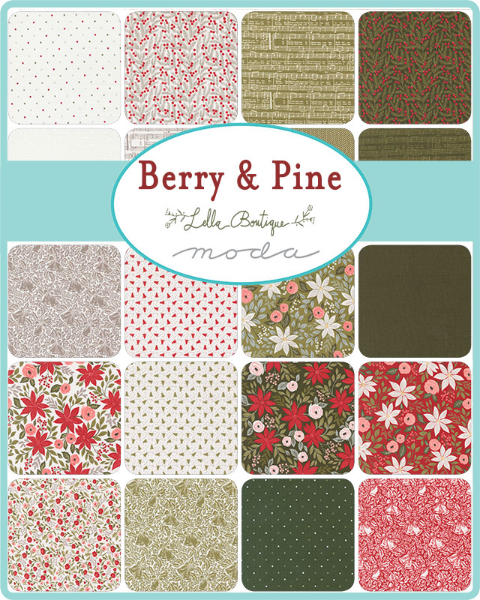 Moda Fabric Berry and Pine by Lella Boutique