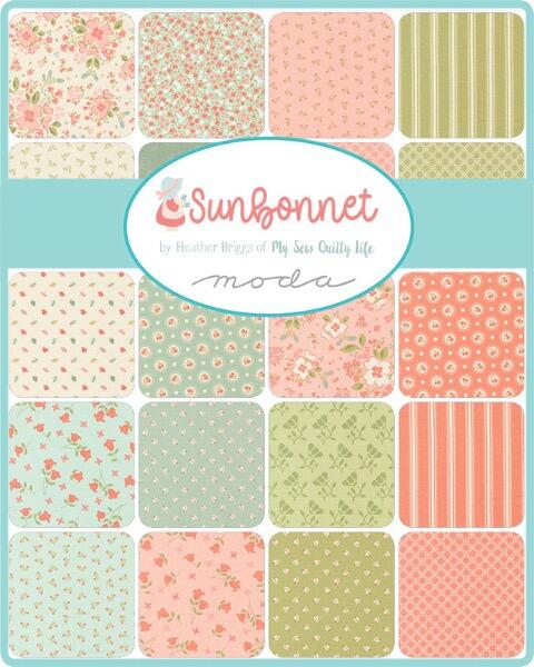 Moda fabrics Sunbonnet by My Sew Quilty Life