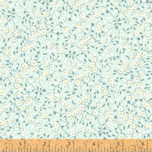 Windham Fabrics Oh Clementine - Aqua Mini Floral