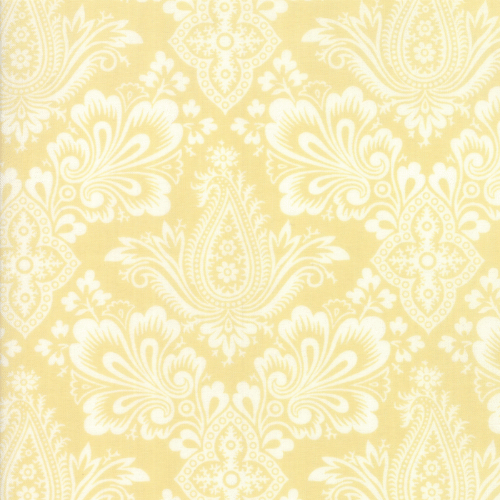 Moda Fabric - Regency Ballycastle Chintz - Sudbury Yellow Cushendall