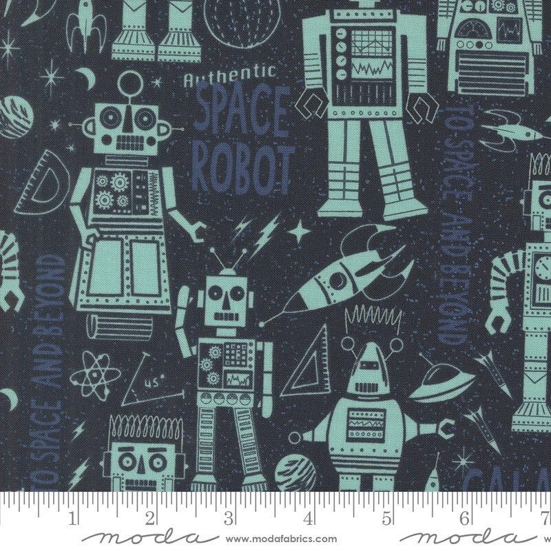 Moda 321 Blast Off - Space Robot Night Sky