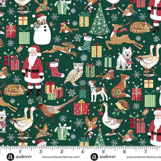 Makower Country Christmas - Friends Green