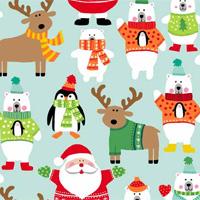 Makower Christmas Novelty fabric