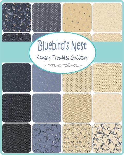 Bluebirds Nest by Moda Fabrics