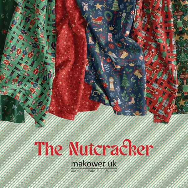 Makower The Nutcracker christmas fabric