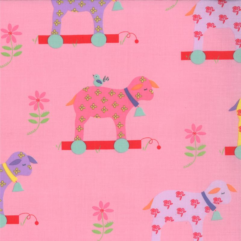 Moda Celebration - Pink Little Lambs