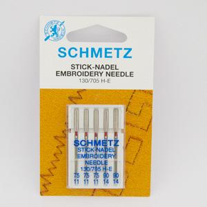 Schmetz Embroidery Needles - Sizes 75/90 - Pack of 5