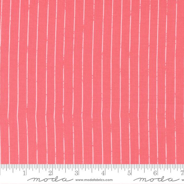 Moda Love Note - Distressed Stripes Tea Rose