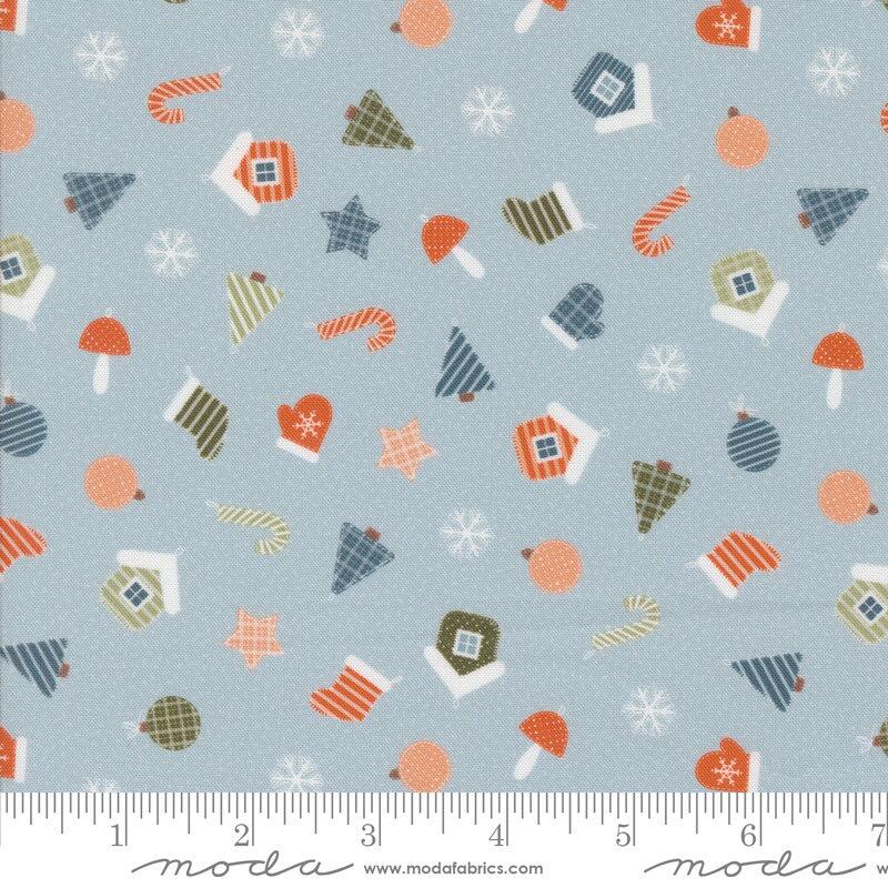 Moda Purrfect Christmas - Handmade Ornaments Sky