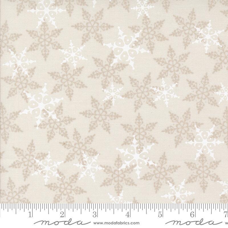 Moda Winter Friends - Falling Snow Snowy White