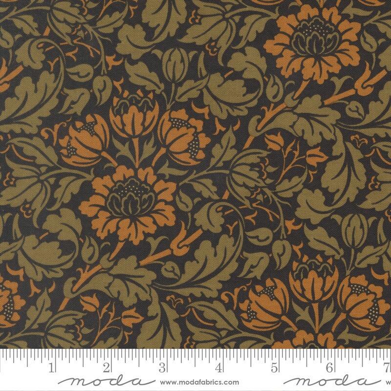 Moda Morris Muse - Flowering Scroll Ebony