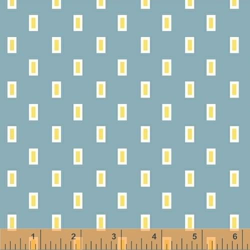 Windham Fabrics Oh Clementine - Teal Boxes