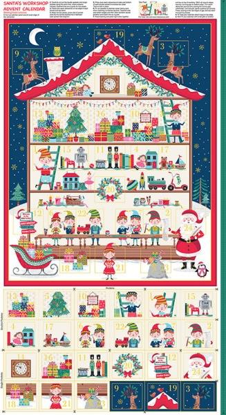 Makower Santa's Workshop Advent Calendar