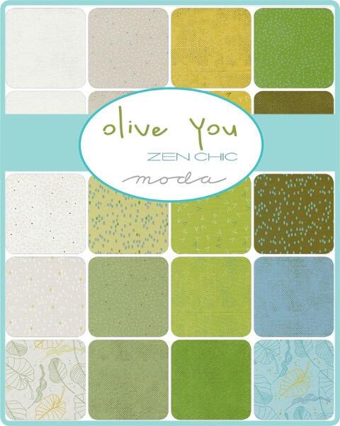 Moda Fabric Olive You by Zen Chic