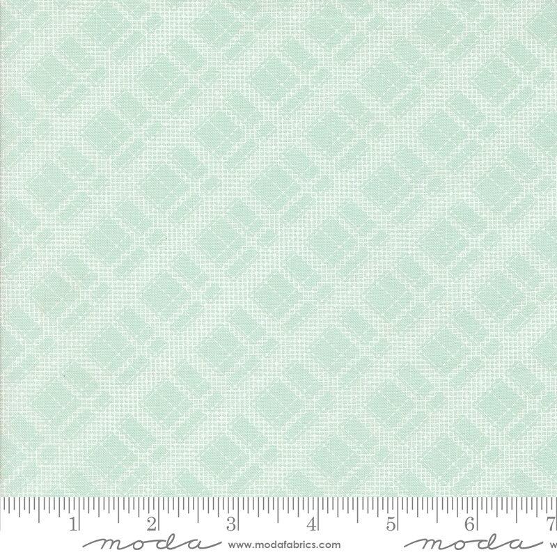 Moda Abloom - Stitched Plaid Robins Egg