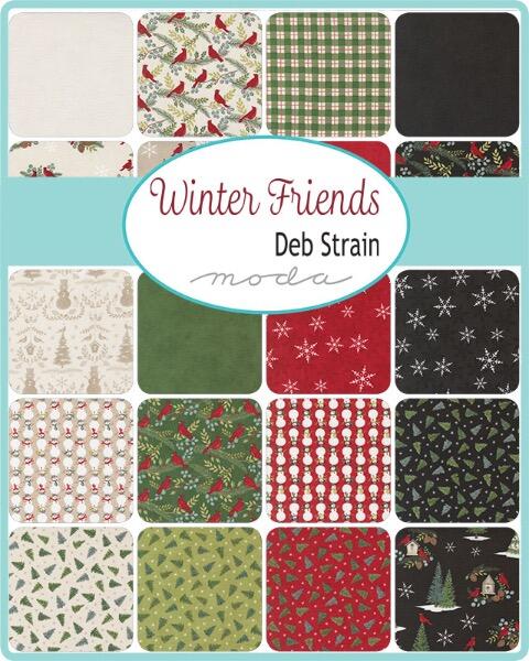 Moda Fabric Winter Friends by Deb Strain
