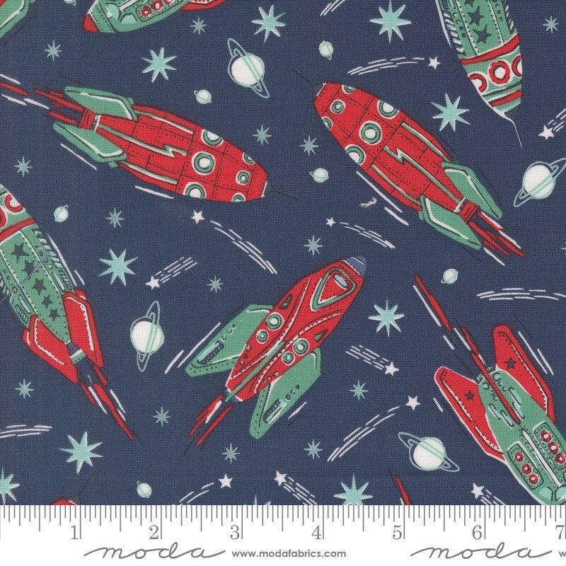 Moda 321 Blast Off - Vintage Rockets Galaxy