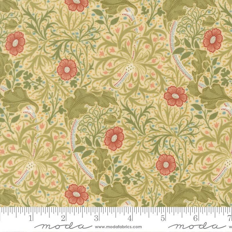Moda Morris Muse - Seaweed Parchment