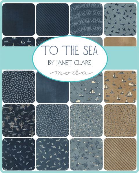Moda Fabric To The Sea by Jane Clare