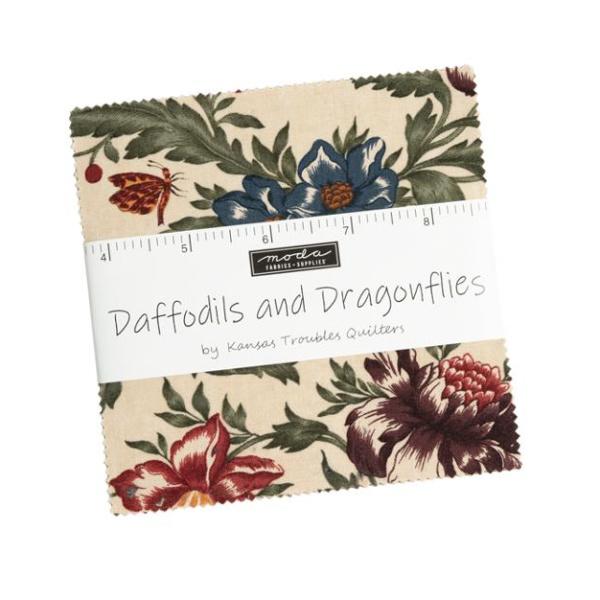 Moda Daffodils and Dragonflies Charm Pack