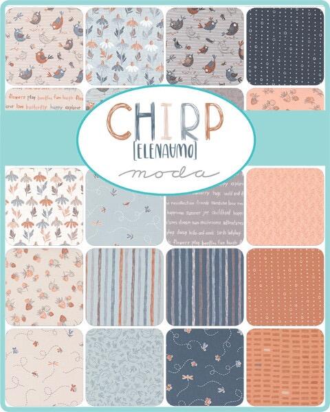 Moda Chirp fabric by Elena Amy for Moda Fabrics