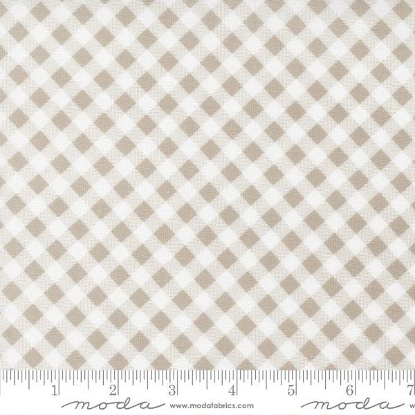 Moda Country Rose - Taupe Gingham