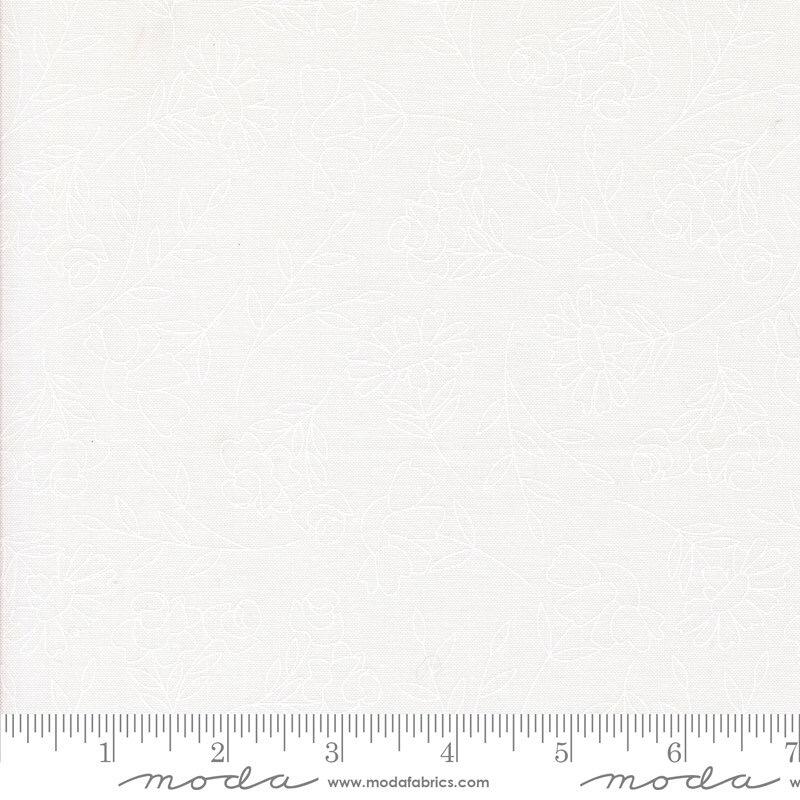 Moda Abloom - Spring Sketch Cloud White