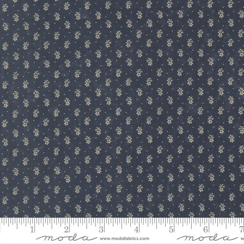 Moda Bluebirds Nest - Tiny Buds Blue
