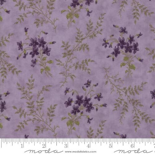 Moda Sweet Violet - Lilac Violets & Ferns