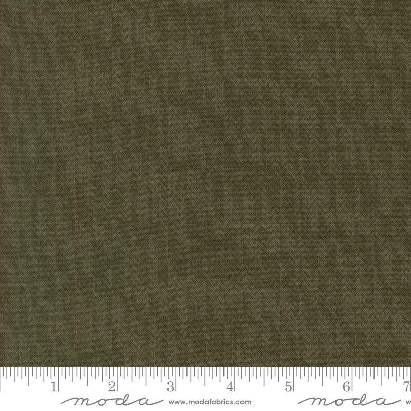 Moda Berry and Pine - Yule Herringbone