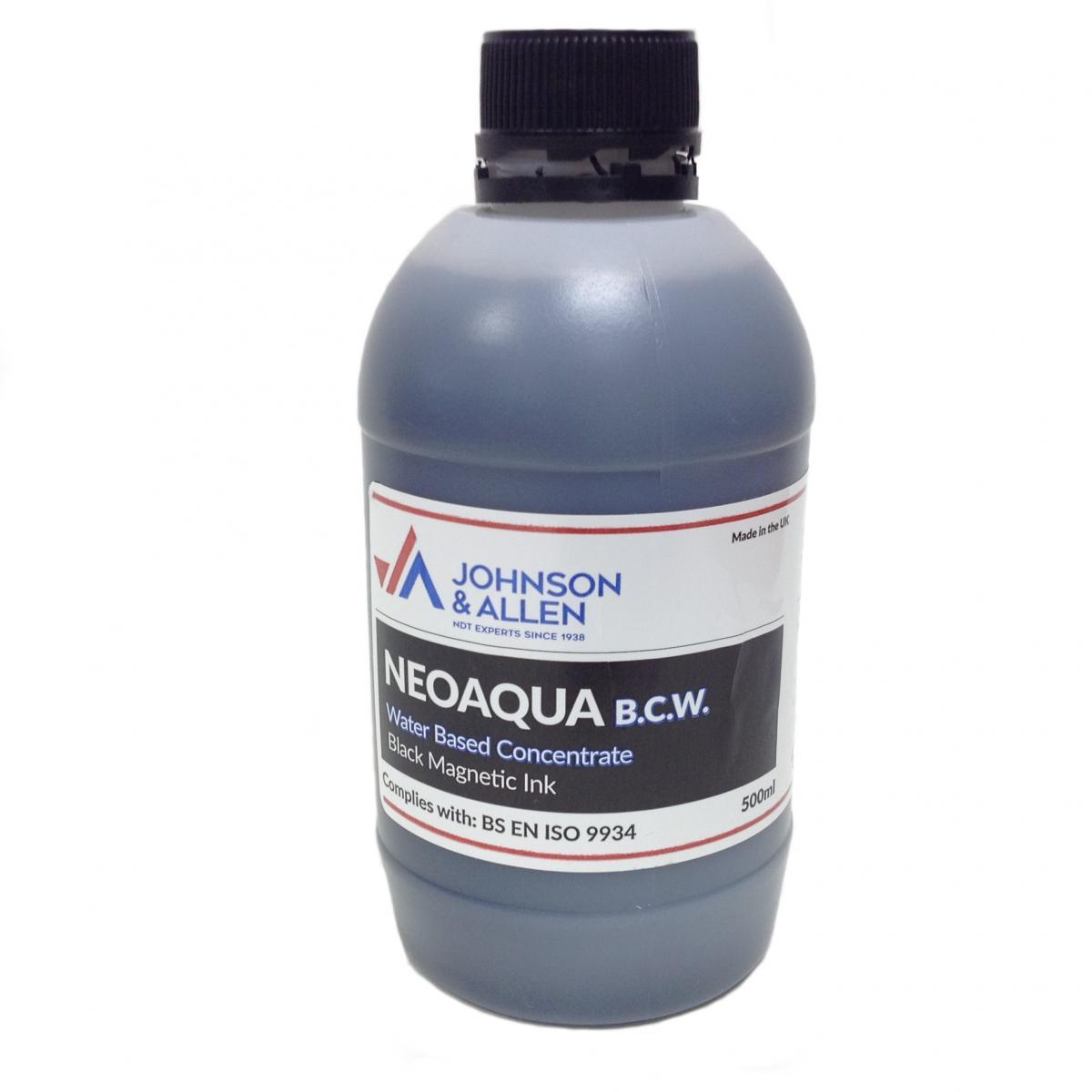 Johnson & Allen Neoaqua BCW 500ml | Black Magnetic Ink | Testrade