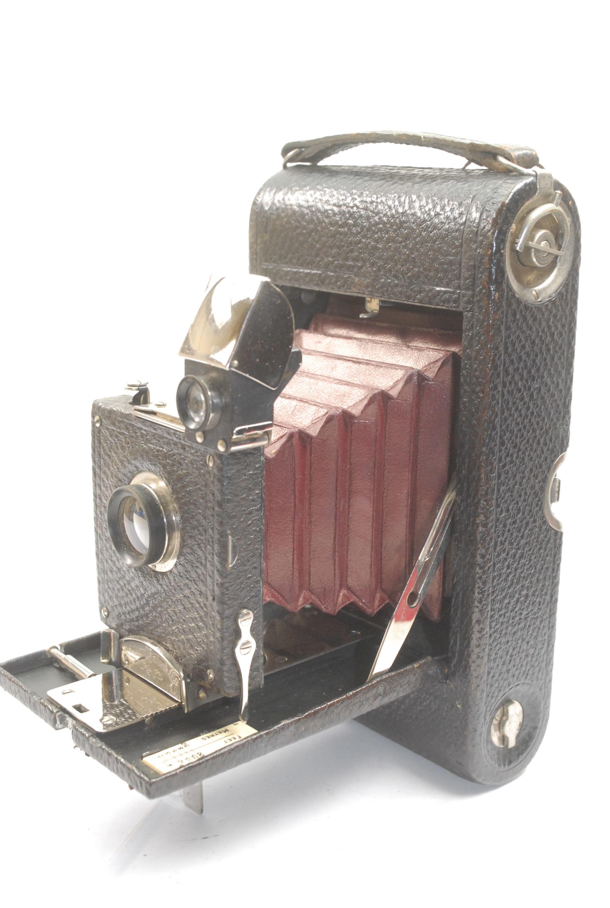 Kodak No.3 FPK Model A, c.1898, Leather lens board, really nice example