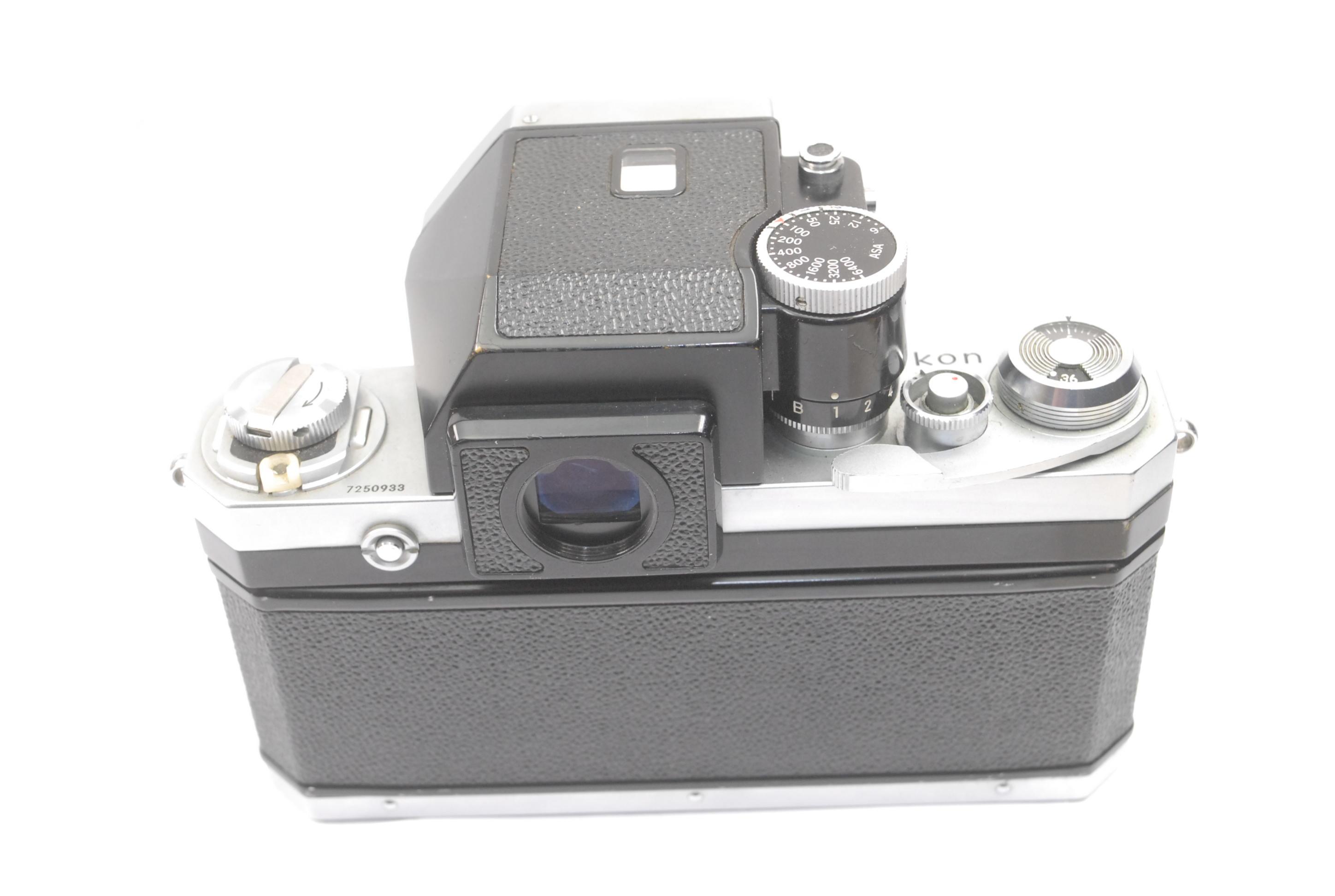 Nikon F Photomic FTN SLR camera, with 50mm f2 Nikkor H lens, case, VGC