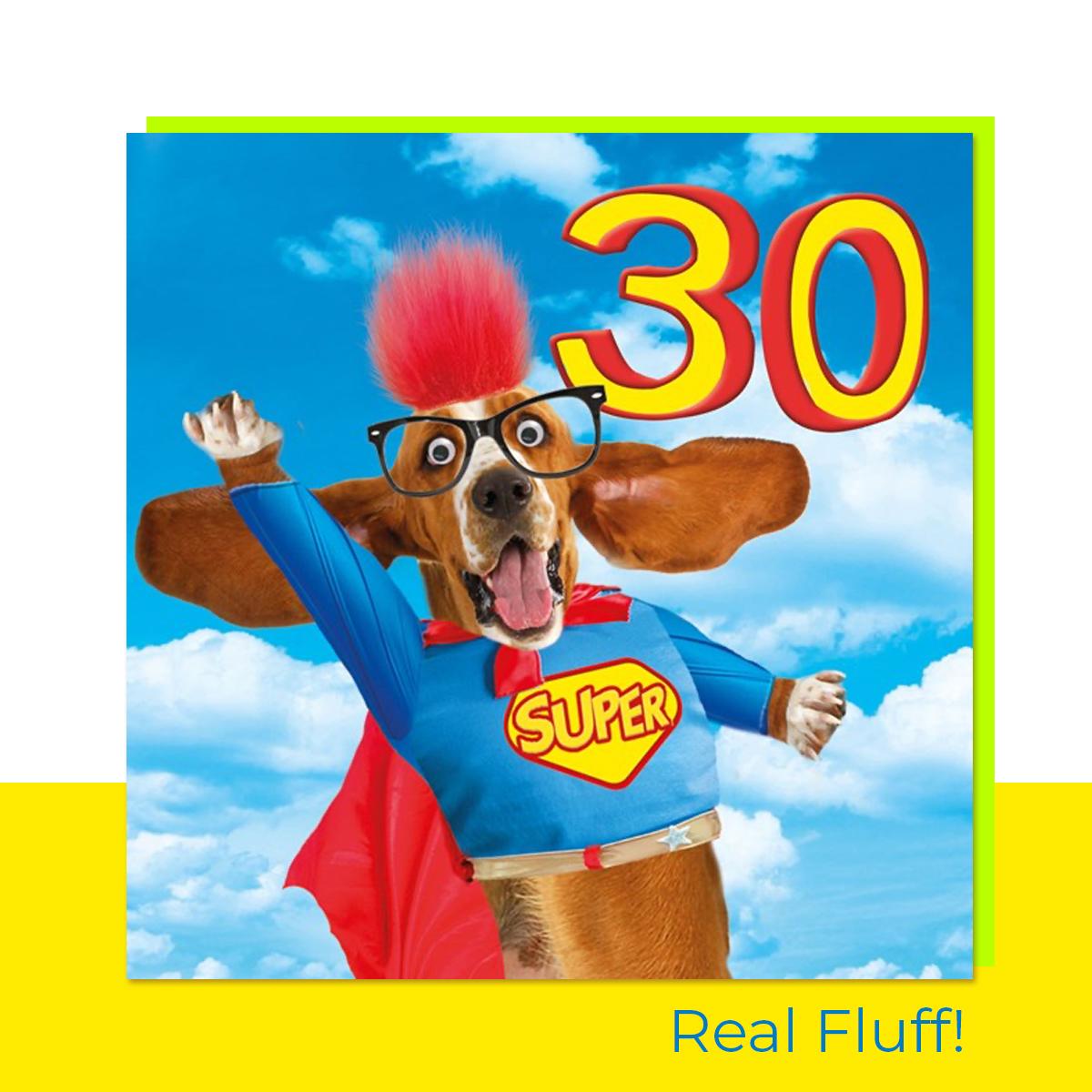 Fluff- 30 Today Superhero Card Front Image