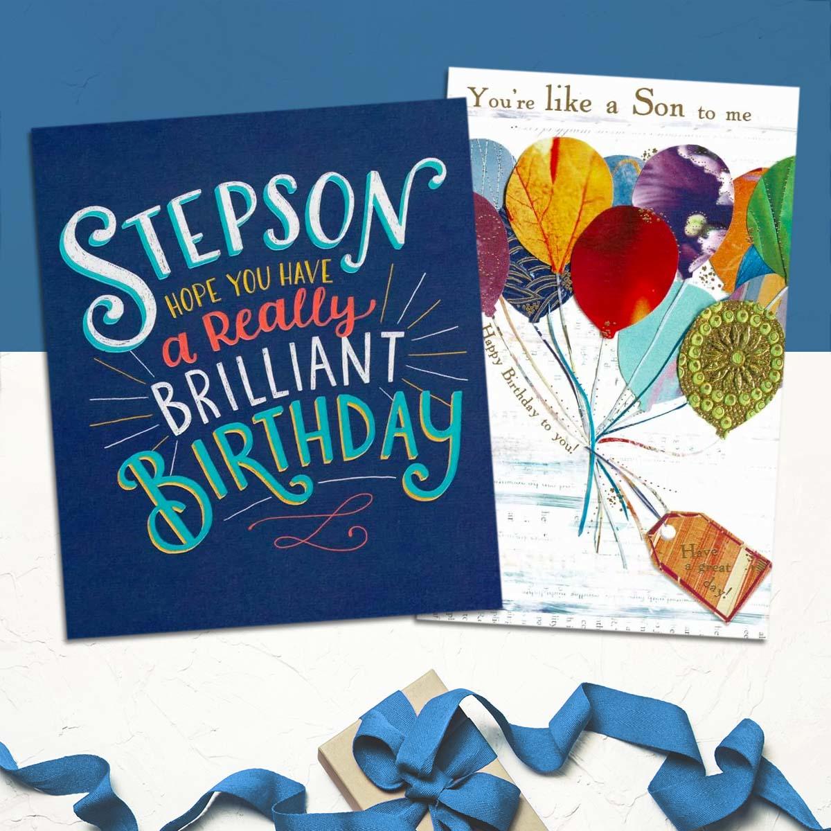 A Image Of A Popular Like A Son Birthday Greeting Card
