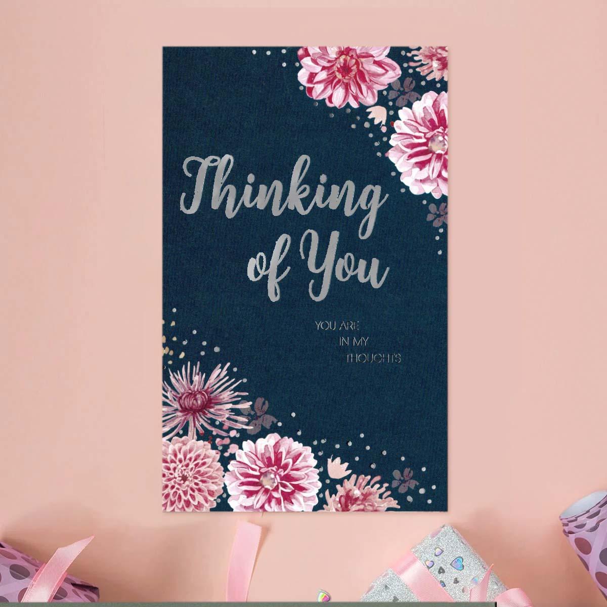 Thinking Of You Peonies Card Front Image