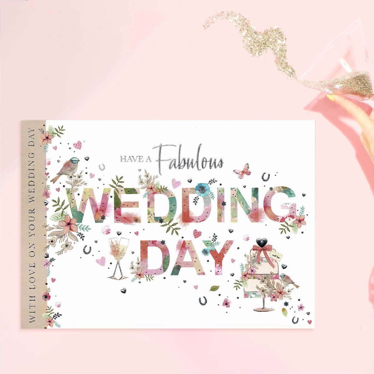 Fabulous Wedding Day Card Front Image