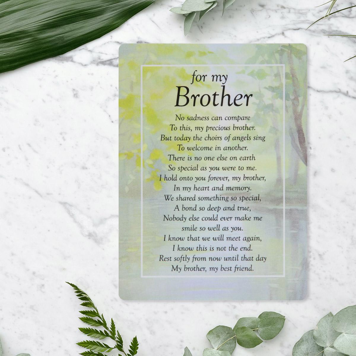 Graveside Card - For My Brother Front Image