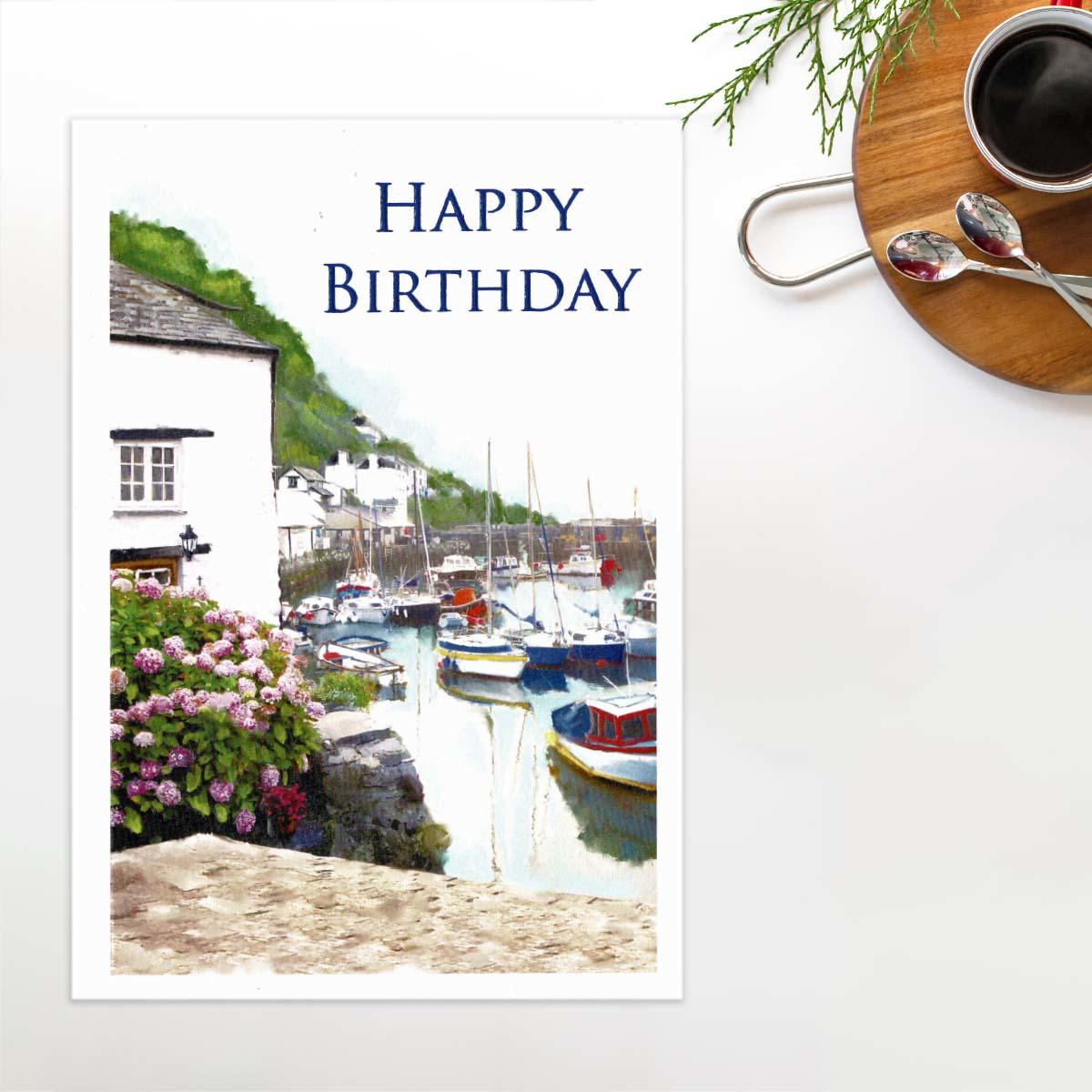Essence - Happy Birthday Harbourside Card Front Image